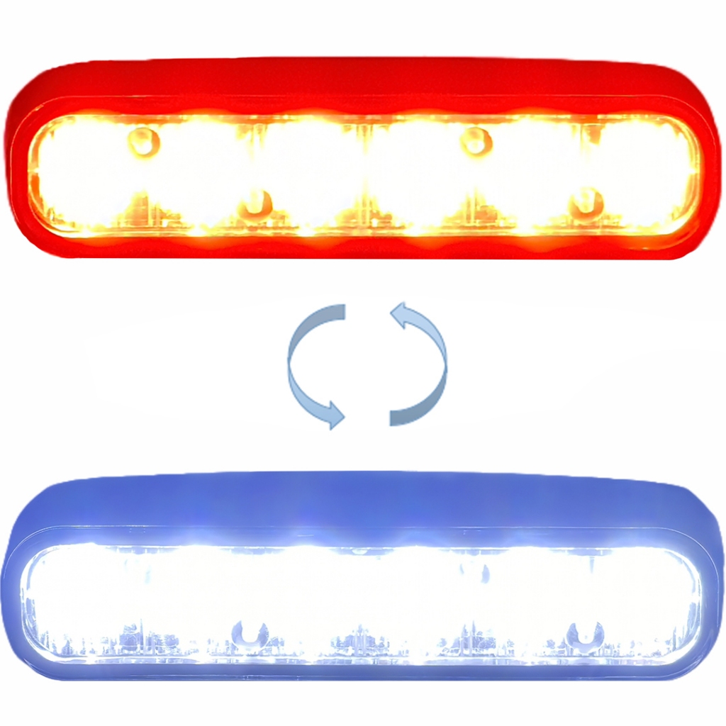DUO COLOR ION MOTOCYCLE STRBE LIGHT