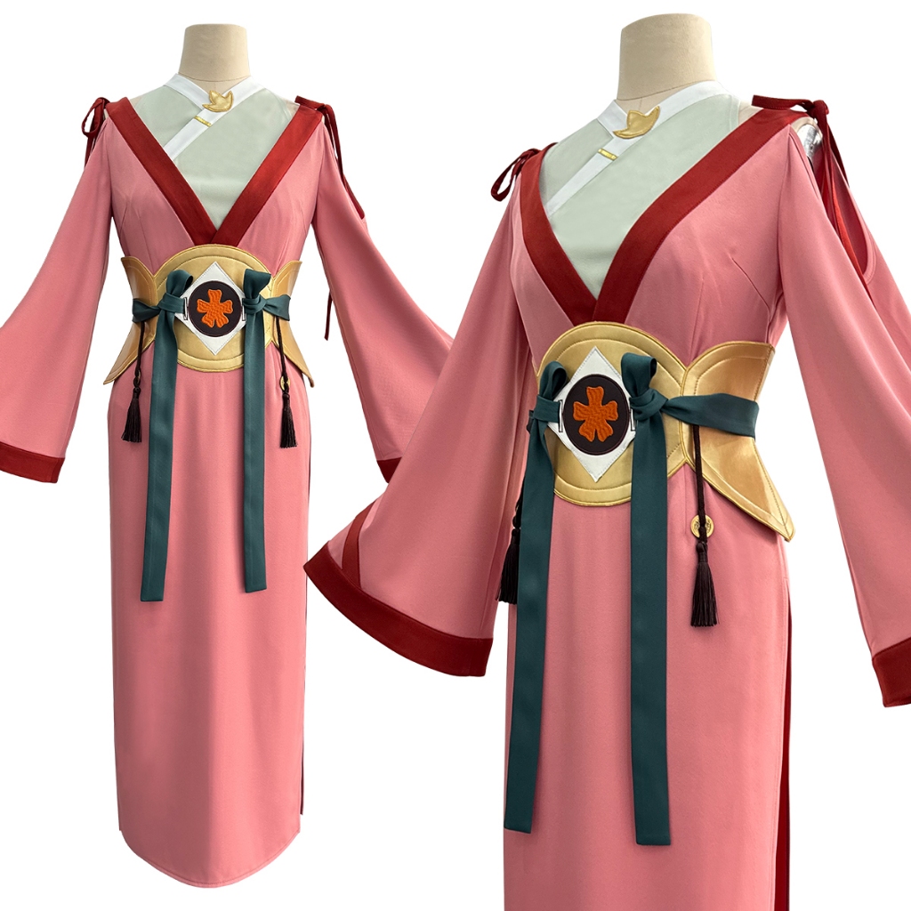 HOLOUN อะนิเมะ Haruno Sakura คอสเพลย์เครื่องแต่งกายญี่ปุ่นอะนิเมะบทบาทเล่น