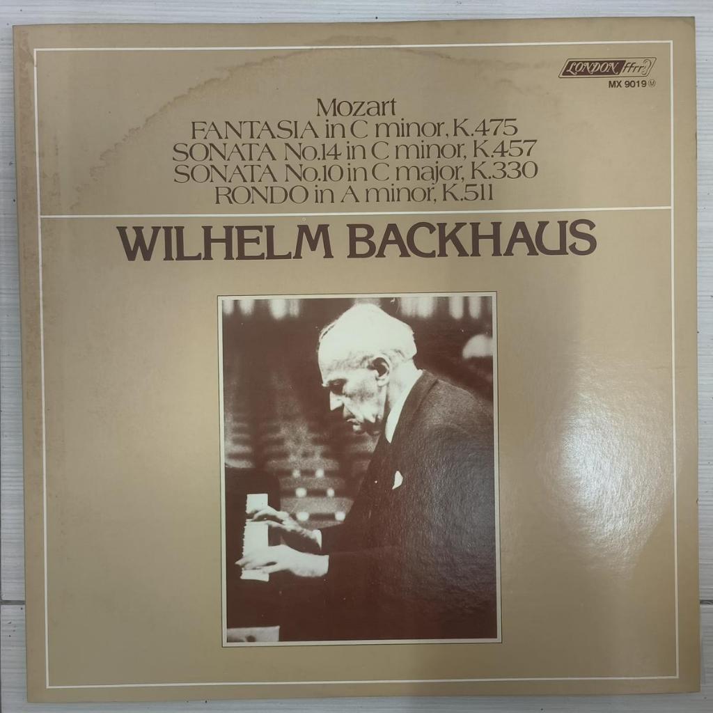 BACKHAUS Beethoven Piano Sonata 10.14 แฟนตาเซีย ไวนิล lp