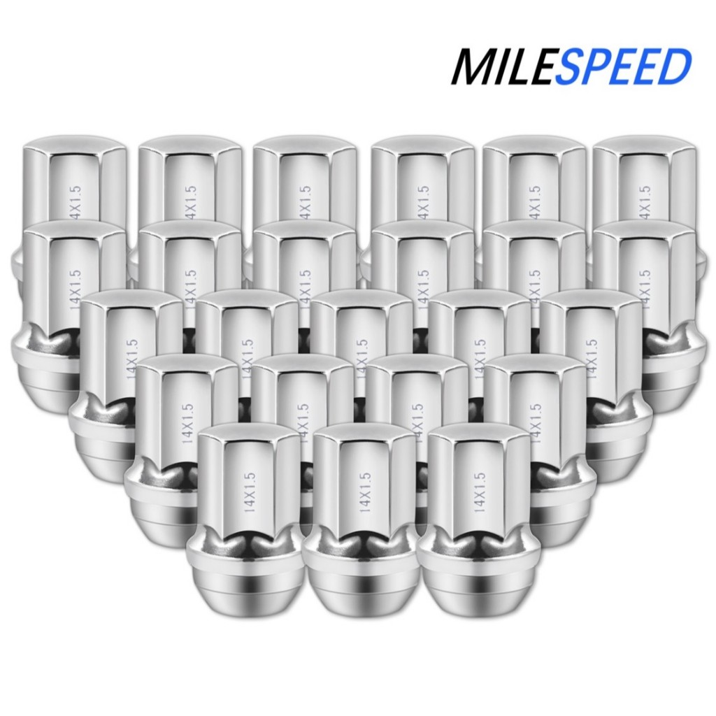 น็อตล้อ M14x1.5 สีเงิน 1/ชิ้น เหมาะสําหรับ ISUZU Ford