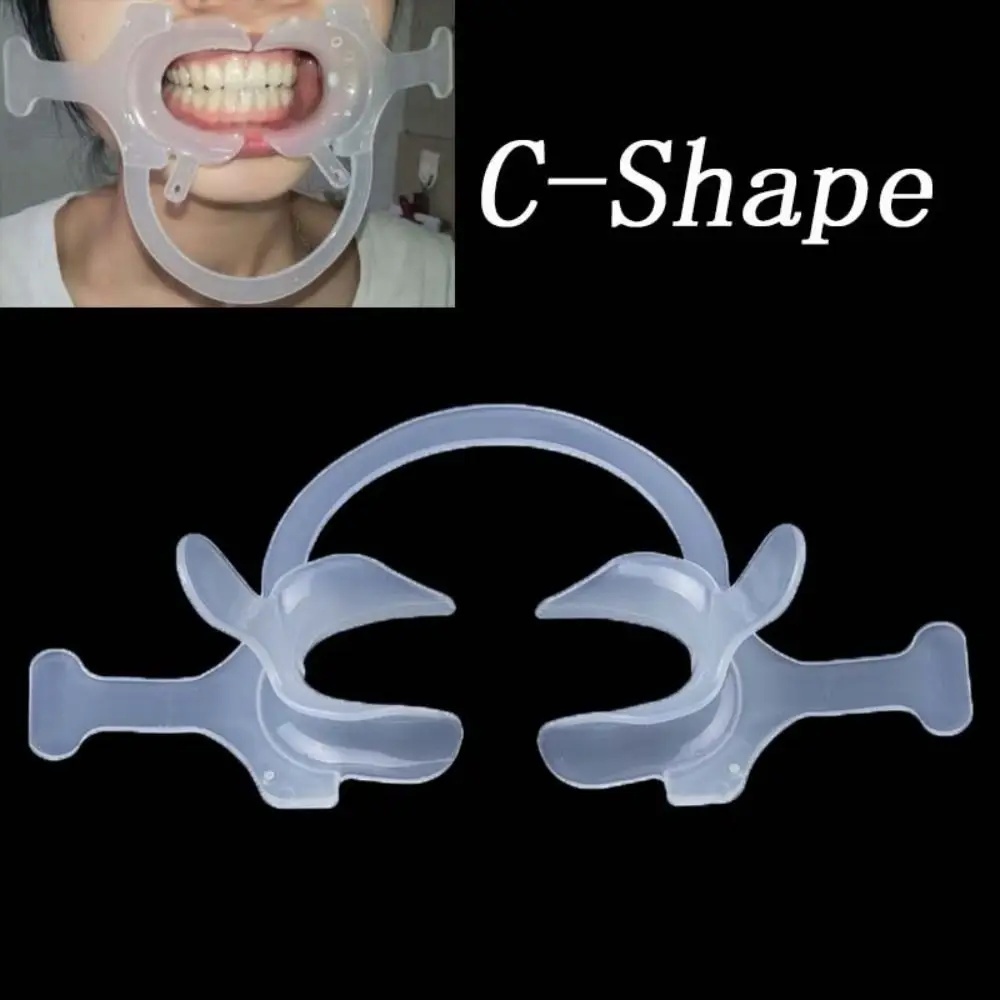 C Shape ทันตกรรม Cheek Retractor ปากเปิดฟัน Intraoral Lip Retractor ปาก Expander Soft ทันตกรรมช่องปากเครื่องมือ