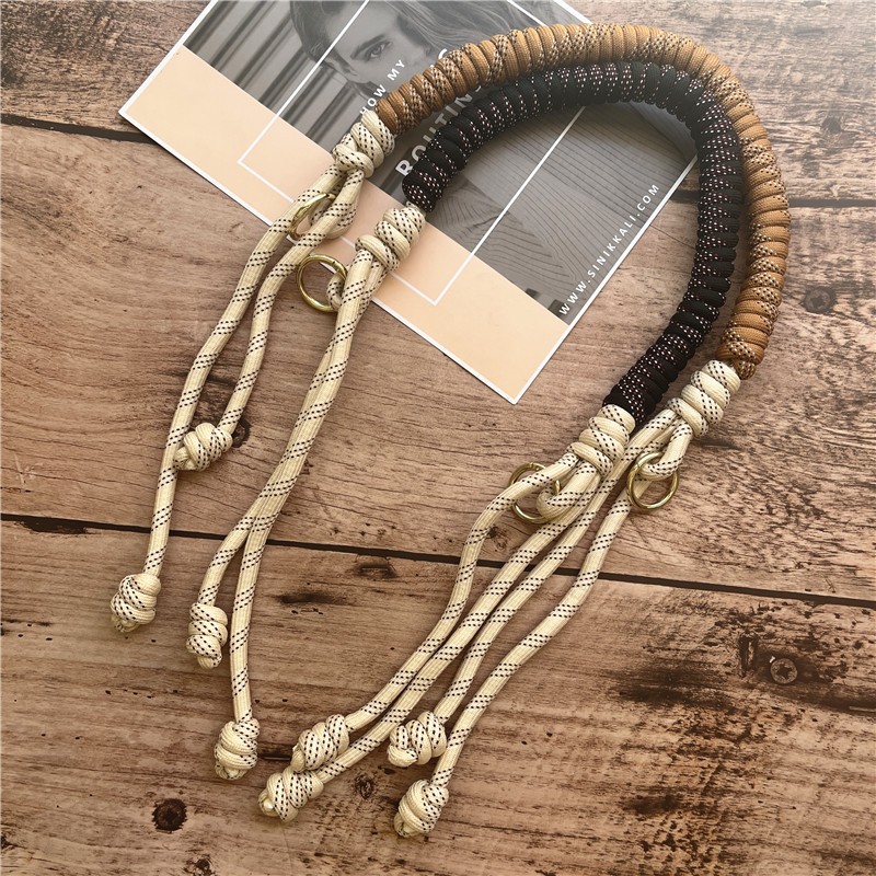 Lanyard Handmade Bag Body Kit กระเป๋าสะพายไหล่สายรัด DIY Cellular Strap Golden Key Ring เชือกใต้วงแขนเชือกเส้นเล็กผู้หญิง Cellular String