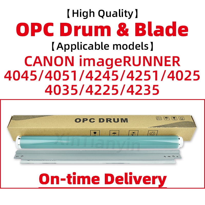 Long Life OPC กลองสําหรับ CANON iR 4045 4051 4245 4251 4025 4035 4225 4235 NPG56 57 OEM สีทําความสะอาดใบมีด
