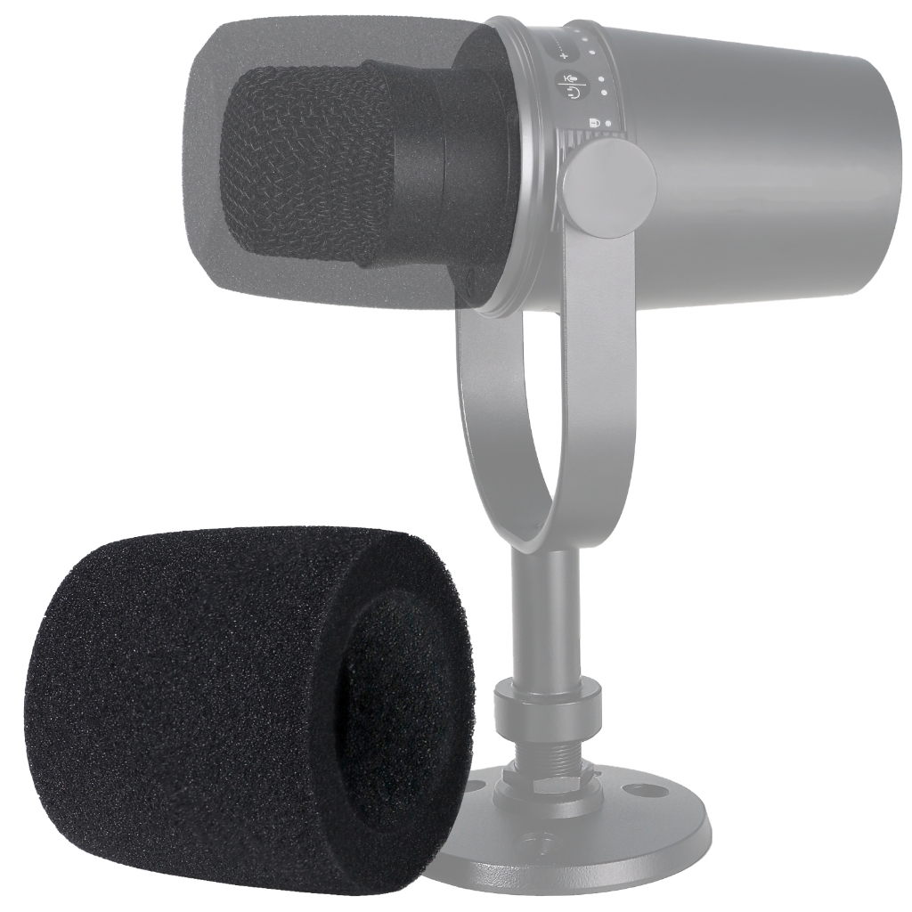 Mv7 Pop Filter สําหรับ Shure Mic - ฝาครอบไมโครโฟนเข้ากันได้กับ Shure mv7, ลดเสียงรบกวนกันเสียง, คุณภ