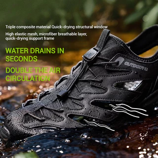 【xtep】River trekking shoes | รองเท้าผู้ชายรองเท้าแตะฤดูร้อนกลางแจ้งกีฬารองเท้าชายหาด