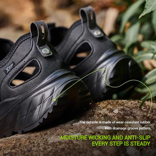 【xtep】River trekking shoes | รองเท้าผู้ชายรองเท้าแตะฤดูร้อนกลางแจ้งกีฬารองเท้าชายหาด
