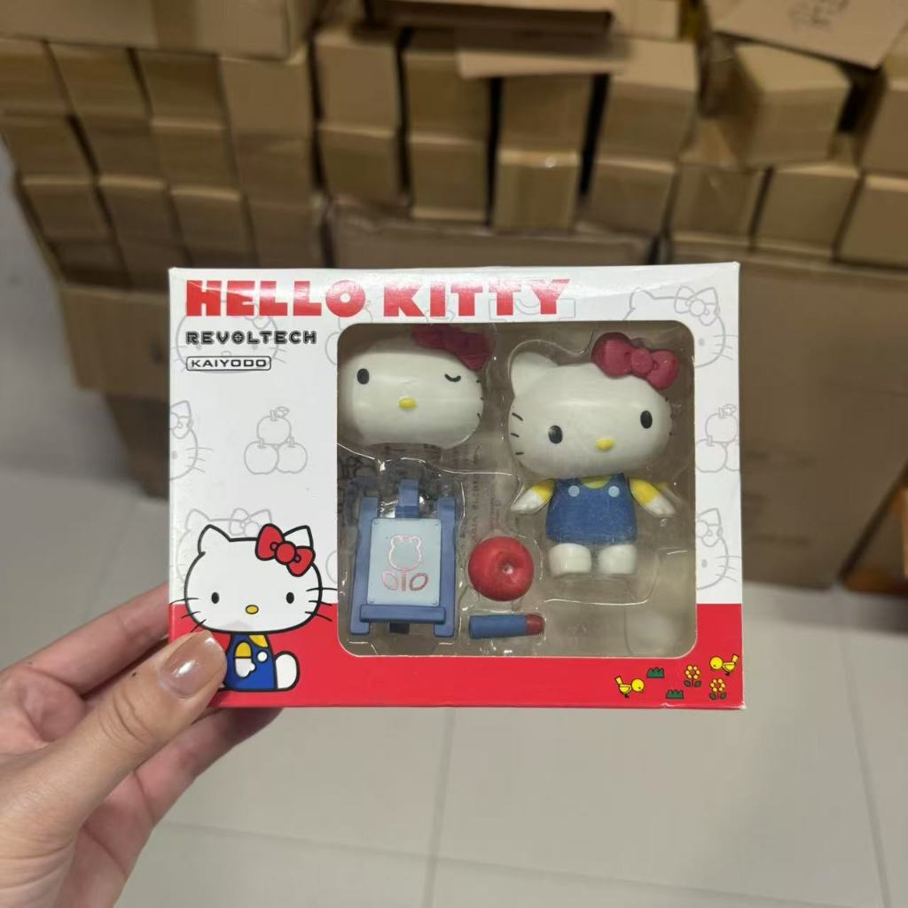 Kaiyodo Revoltech Sanrio Hello Kitty PVC Action Figure ราคา ถูกที่สุด ดีลบีเคเค แกลเลอรีภาพที่ 2