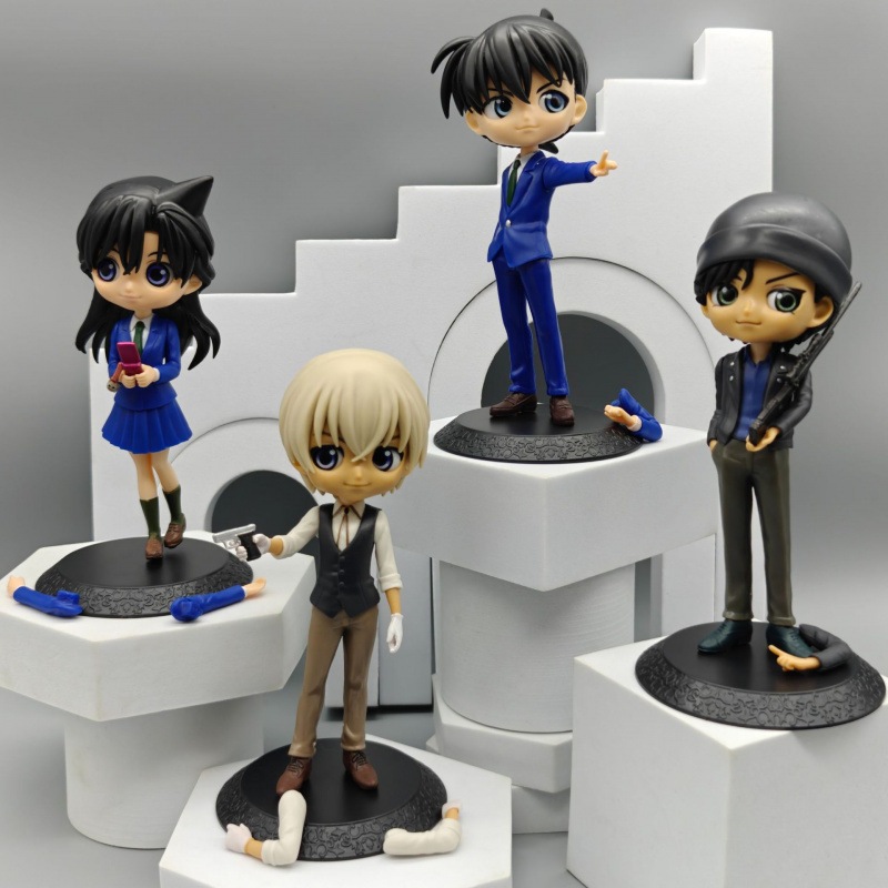 1 ชิ้น 15 ซม.อะนิเมะนักสืบ Conan รูป Mouri Ran Kudou Shinichi Akai Shuuichi Amuro Toru รุ่น Q PVC ตัวเลขการกระทําตุ๊กตาของเล่น
