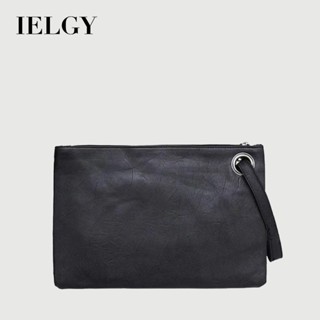 IELGY เกาหลีใต้ใหม่คลัทช์ที่เรียบง่ายย้อนยุคกระเป๋าถือผู้ชาย…