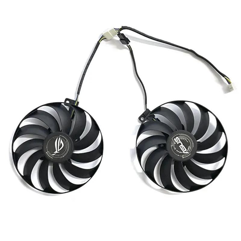 พัดลมทดแทนสําหรับ ASUS GeForce GTX1650 1650S 1660S ROG STRIX OC กราฟิกการ์ด