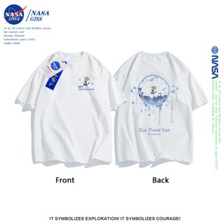 NASA เสื้อ ผู้ชายผู้หญิง เสื้อเกาหลีเสื้อ summer ผ้าฝ้ายแท้ …