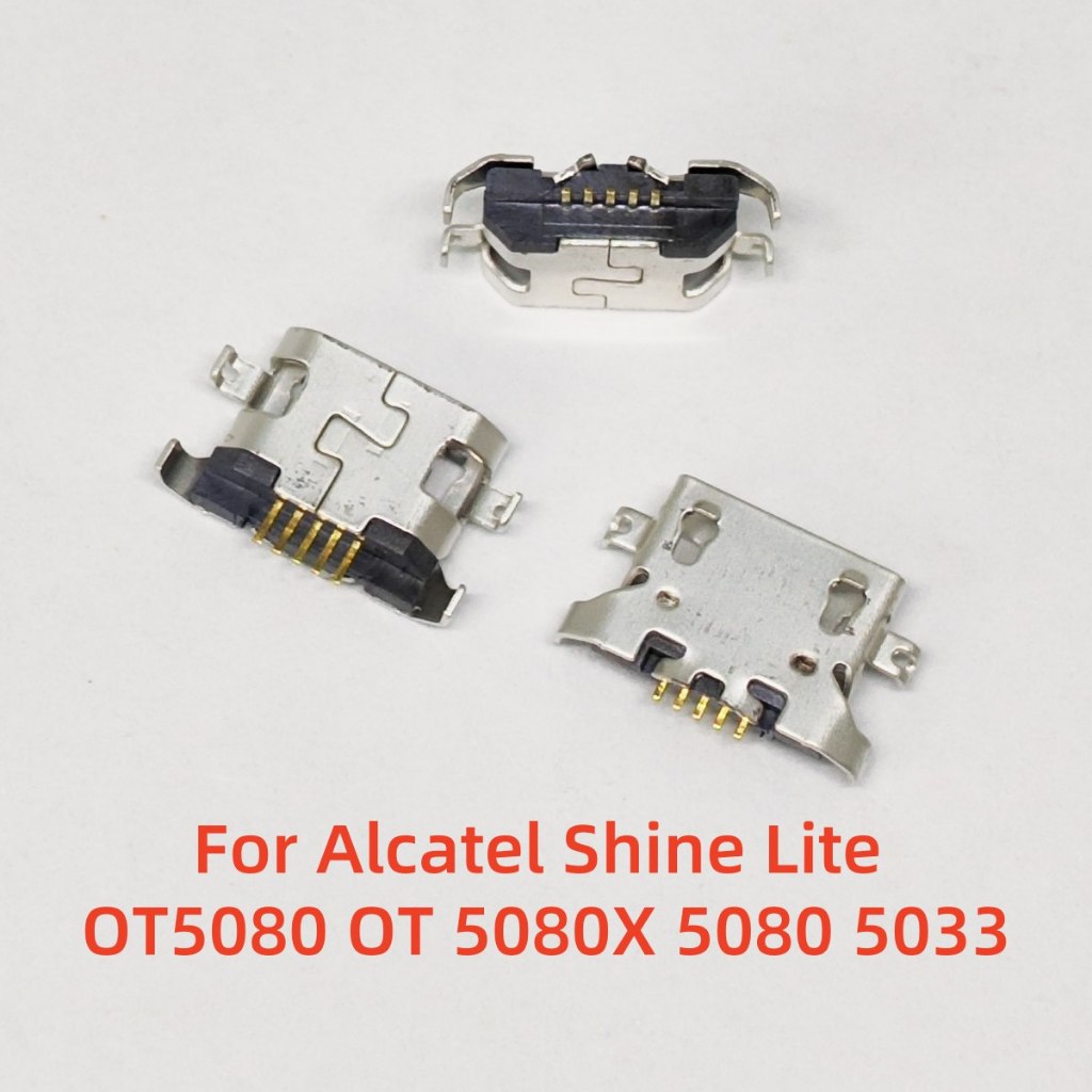 5-50 ชิ้น Usb Charger ชาร์จพอร์ตปลั๊ก Dock Connector สําหรับ Alcatel Shine Lite OT5080 OT 5080X 5080