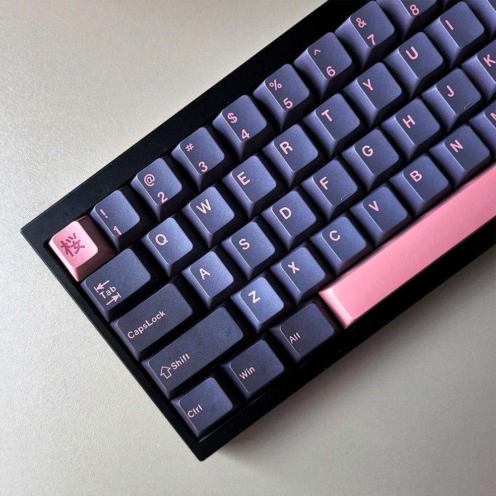 ขายตรงจากโรงงาน ธีม NightSakura ความสูงของ CHERRY วัสดุ PBT การระเหิดความร้อน ชุดเต็ม 138 คีย์