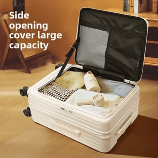 🦊Mr. Fox🦊กระเป๋าเดินทางบูติกงขยายได้มัลติฟังก์ชั่รถเข็น 67 ซ…