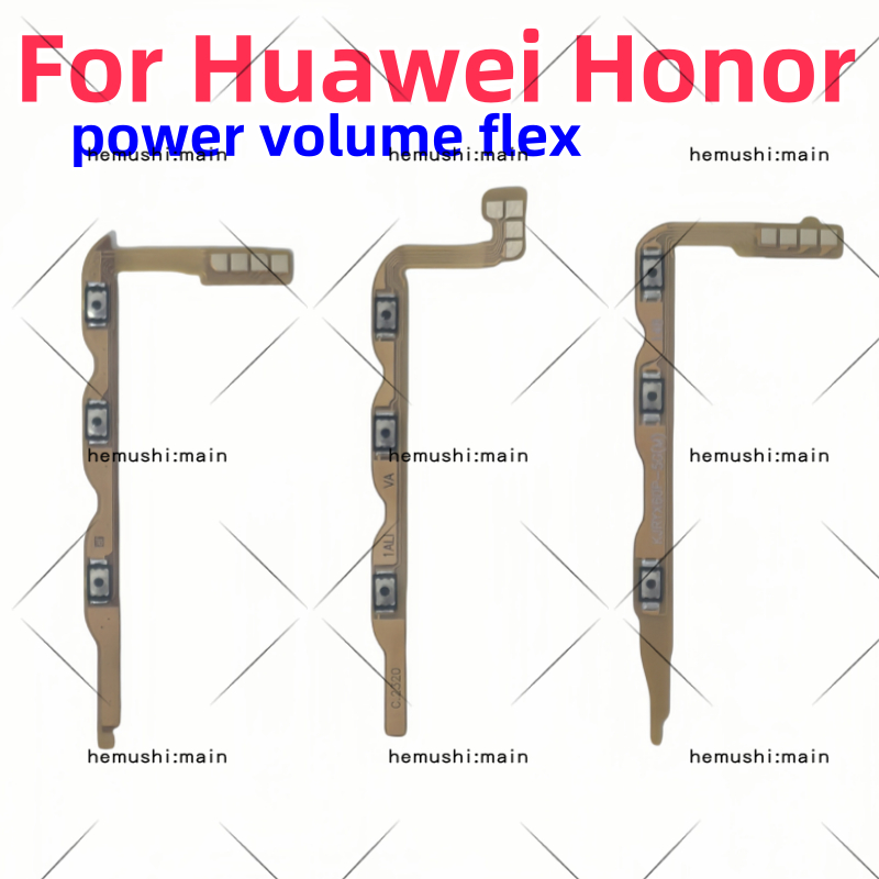 สวิทช์เปิดปิดปุ่มปิดเสียงริบบิ้น Flex สําหรับ Huawei Honor X9A X9B X9C อะไหล่