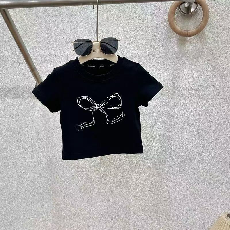 3-14 ปีสาวเสื้อผ้าฤดูร้อนสาวชุดเด็กชุดสาวแขนสั้นเสื้อยืดกระโปรงชุดสองชิ้น ราคา ถูกที่สุด ดีลบีเคเค แกลเลอรีภาพที่ 3