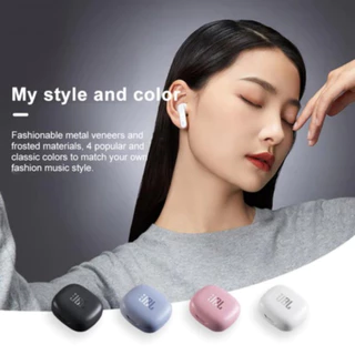 Wave 300 TWS หูฟังบลูทูธไร้สายที่แท้จริงหูฟังชนิดใส่ในหูหูฟังน้ําหนักเบาพร้อมไมโครโฟนเคสชาร์จ Feiy