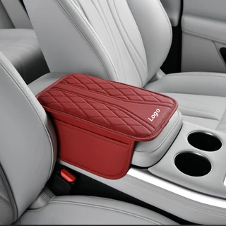 Toyota Car รถโตโยต้าหนังมัลติฟังก์ชั่ที่วางแขนกล่องPadถุงเก็บกลางที่วางแขนแผ่นป้องกันBreathable design VIos Yaris Corolla Veloz Avanza Fortuner Rush Innova raize GR Sport