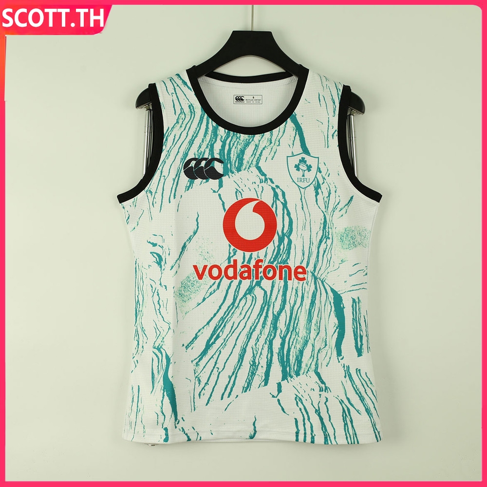2025 Rugby Ireland Vest Rugby Jersey Away เสื้อเชิ้ตสีขาวผู้ชาย
