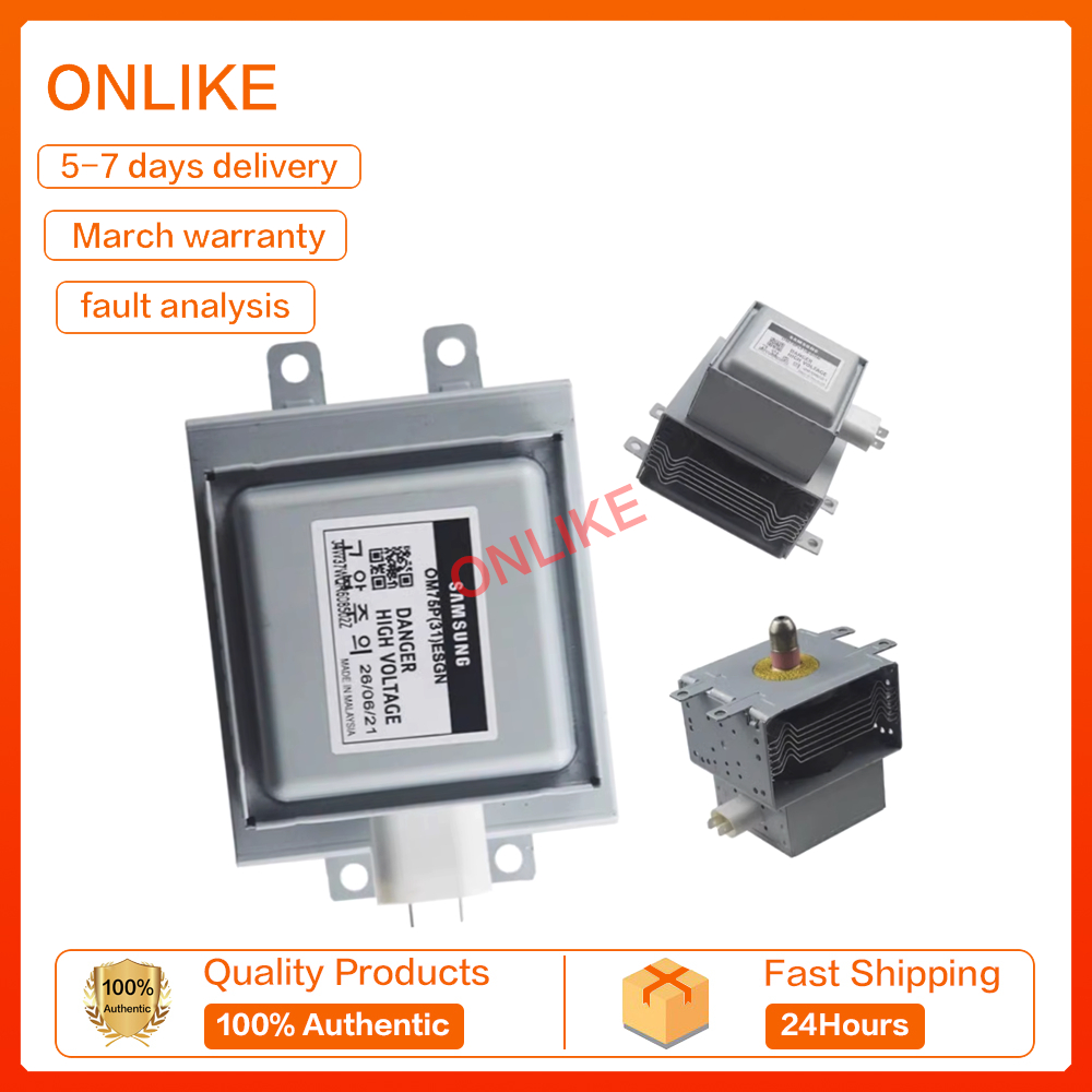 ใหม่ Magnetron Samsung OM75P (31) ESGN อุปกรณ์อบแห้งไมโครเวฟอุตสาหกรรม Air cooled หลอดอิเล็กทรอนิกส์