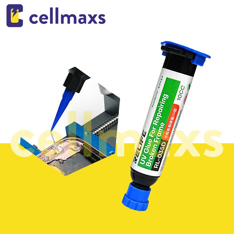 RELIFE RL-035D Extra Hard UV Curing กาวสําหรับโทรศัพท์ LCD ซ่อมหน้าจอกลางกล้องกรอบหักปุ่มกาว