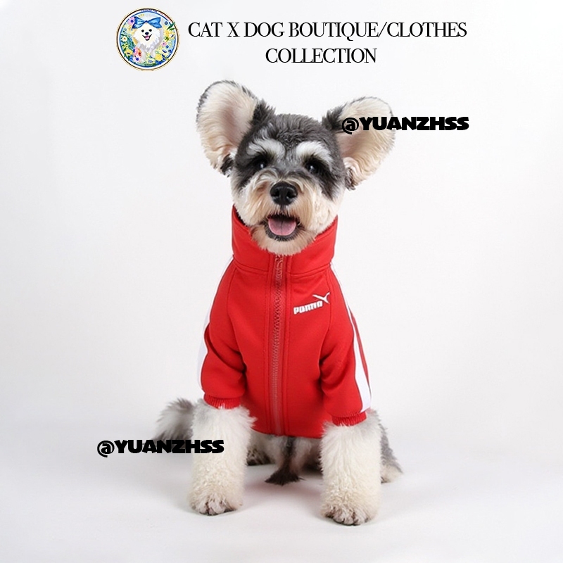 เสื้อฮู้ดสปอร์ตแบรนด์สุนัขทรงพลวง สำหรับสุนัขทั้งขนาดใหญ่และเล็กที่ทันสมัย