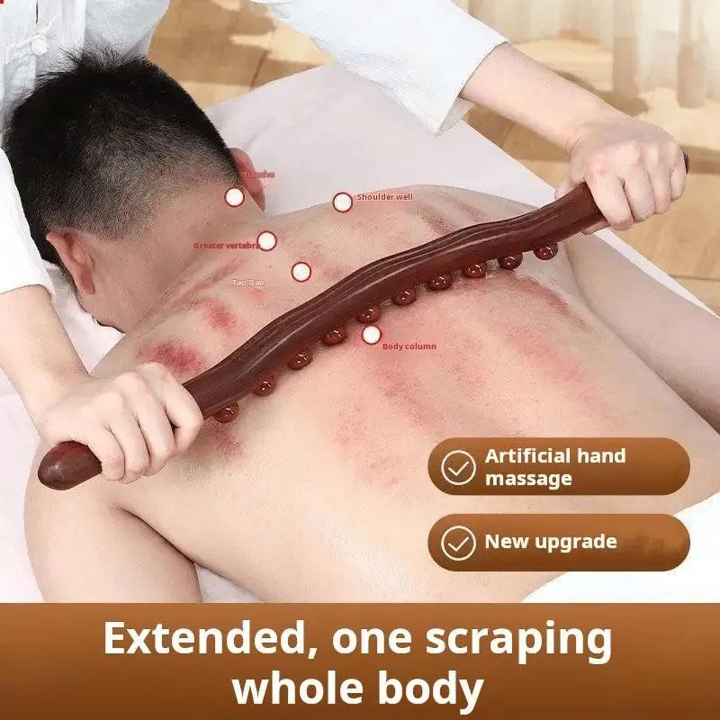59 ลูกปัด Universal Back Massage Tendons พลาสติกขูด Stick Point Guasha ผ่อนคลายเครื่องมือนวดหน้าท้อง