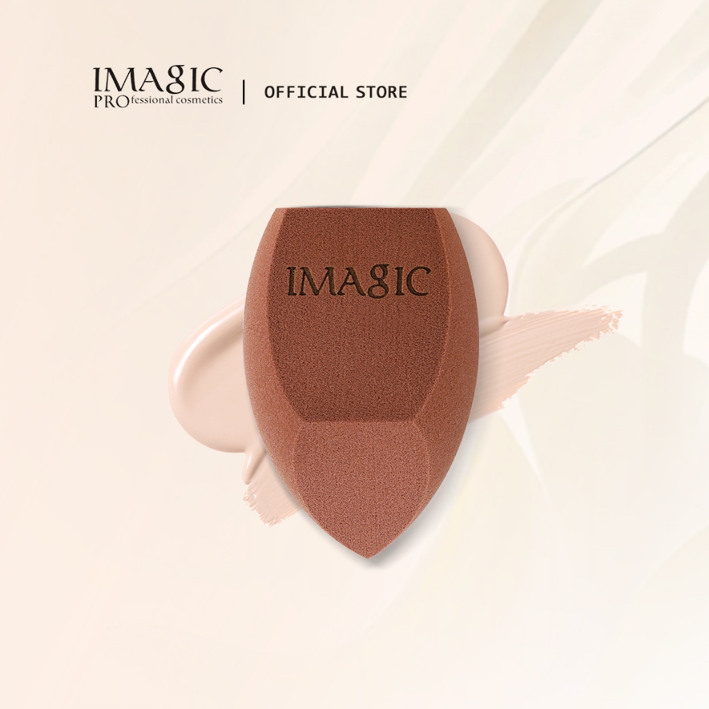 Imagic ใหม่ ฟองน้ําแต่งหน้า แบบเปียกและแห้ง แป้งฝุ่น รองพื้น นุ่ม ความงาม ไข่ เครื่องมือแต่งหน้า