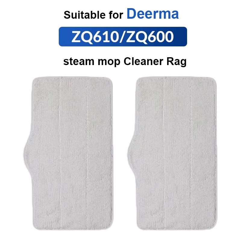 เหมาะสําหรับ Deerma Steam Mop Cleaner อุปกรณ์เสริม ZQ610/ZQ600 Mop ZQ100 ผ้า Rag