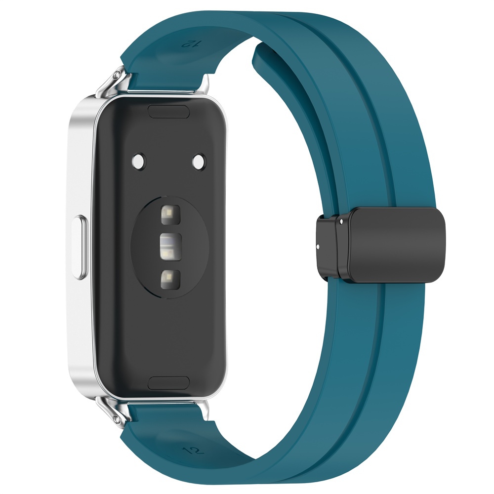 สายรัดซิลิโคนห่วงอุปกรณ์เสริมสร้อยข้อมือกีฬาสําหรับ Huawei Band 11 Pro 10 9 8 ราคา ถูกที่สุด ดีลบีเคเค แกลเลอรีภาพที่ 4