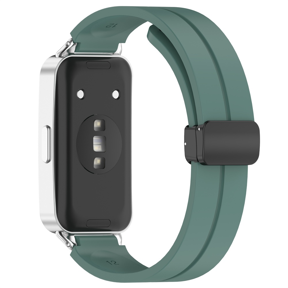 สายรัดซิลิโคนห่วงอุปกรณ์เสริมสร้อยข้อมือกีฬาสําหรับ Huawei Band 11 Pro 10 9 8 ราคา ถูกที่สุด ดีลบีเคเค แกลเลอรีภาพที่ 9