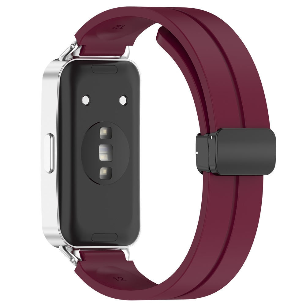 สายรัดซิลิโคนห่วงอุปกรณ์เสริมสร้อยข้อมือกีฬาสําหรับ Huawei Band 11 Pro 10 9 8 ราคา ถูกที่สุด ดีลบีเคเค แกลเลอรีภาพที่ 6