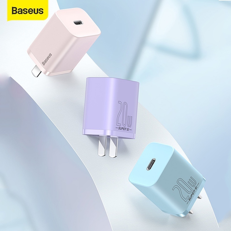 Baseus 20W Super Si mini Type-C Charger usb Type C PD Fast Charging Wall Charger
