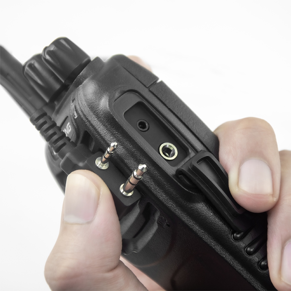 สําหรับ Kenwood/Baofeng/Wln Walkie Talkie หูฟังชุดหูฟัง 2-Pin PTT วิทยุหูฟังหูฟังแฮนด์ฟรีพร้อมไมโครโฟน