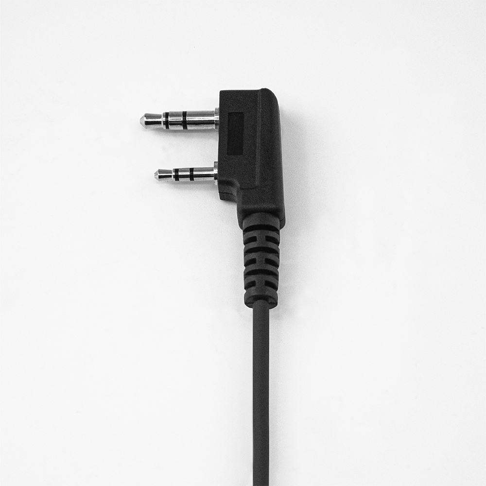 สําหรับ Kenwood/Baofeng/Wln Walkie Talkie หูฟังชุดหูฟัง 2-Pin PTT วิทยุหูฟังหูฟังแฮนด์ฟรีพร้อมไมโครโฟน