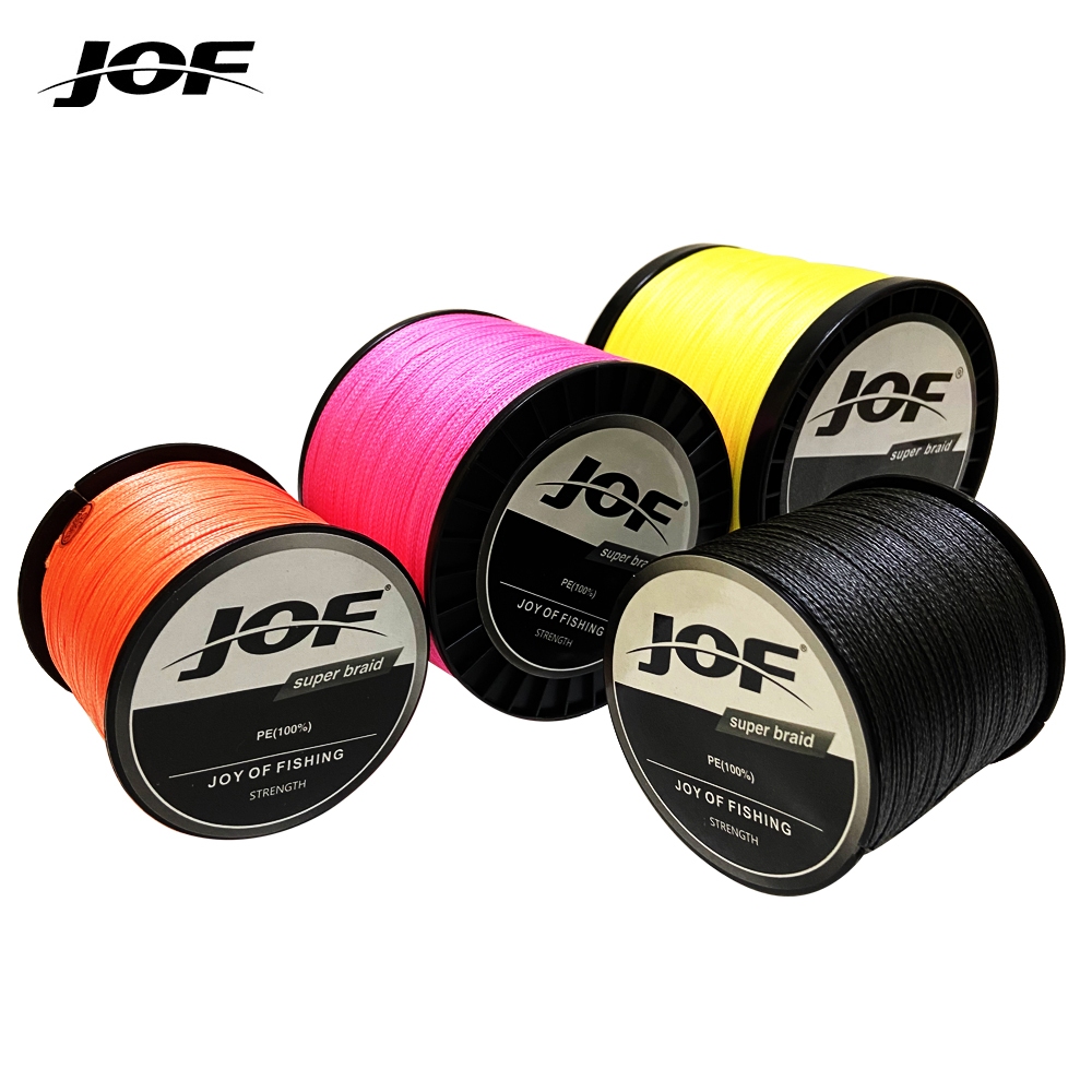 1000M X4 JOF ยี่ห้อ Extra Strong ญี่ปุ่น Multifilament 100% PE ถักสายตกปลา Easy Trolling 8LB ถึง 80L