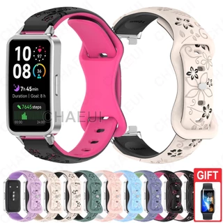 สายรัดซิลิโคนนูนอุปกรณ์เสริมวงสําหรับ Huawei Band 11 Pro 10 9 8