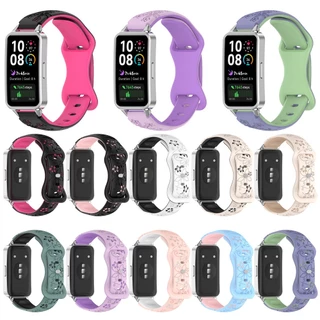 สายรัดซิลิโคนนูนอุปกรณ์เสริมวงสําหรับ Huawei Band 11 Pro 10 9 8