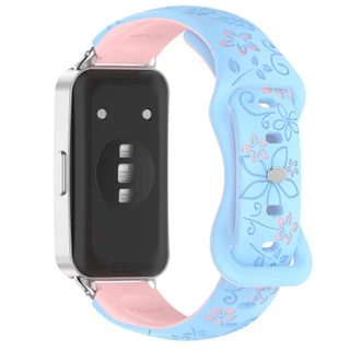 สายรัดซิลิโคนนูนอุปกรณ์เสริมวงสําหรับ Huawei Band 11 Pro 10 9 8