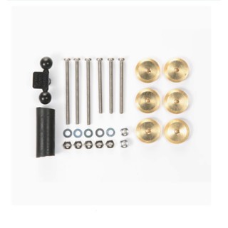 Tamiya tamiya อุปกรณ์เสริมขับเคลื่อนสี่ล้อ 95324 Gold แผ่นโช้คอัพ Ding Thin Ding 6 ชิ้นชุด