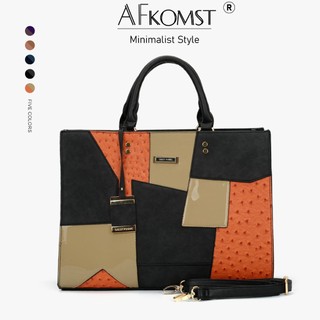 AFKOMST Fashion Ladies Boston Bag  Large capacity multifunctional commuter Tote  bag handbag