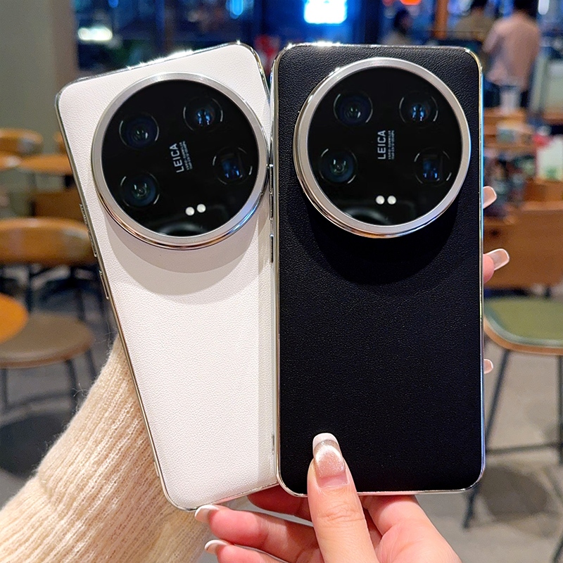 สําหรับ Xiaomi 14 Ultra 14 15S 15 Pro กรณีหนังโลหะป้องกันปกหลังสําหรับ Xiaomi 12S 13 14 15 Ultra เคส