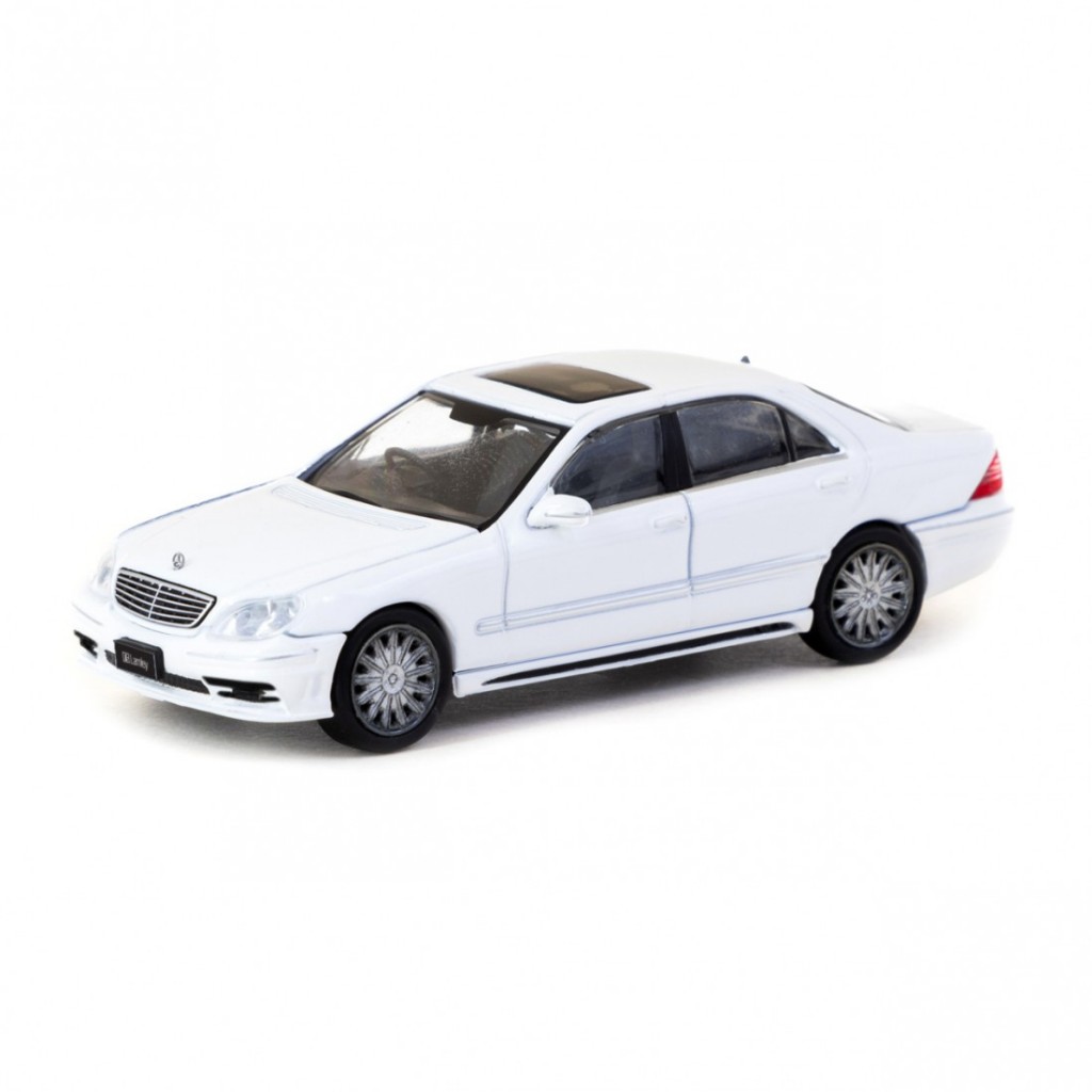 Tarmac Works T64G-072-WH 1/64 Mercedes-Benz S-Class Wald Alabaster สีขาว Lamley รุ่นพิเศษ Diecast Sc