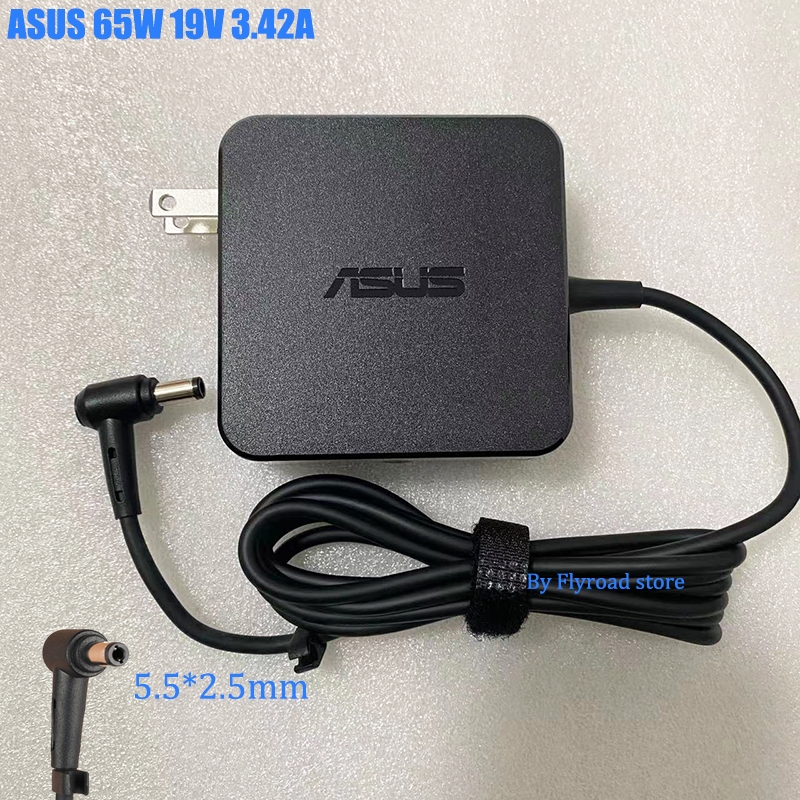 65W สําหรับ Asus A555L X555L 19V 3.42A Big Pin 5.5*2.5 มม.S550 X550L K455L แล็ปท็อปชาร์จ