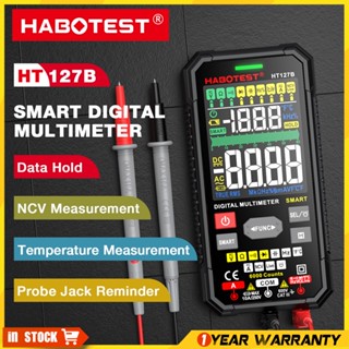HABOTEST HT127 มัลติมิเตอร์แบบดิจิตอลอัจฉริยะ 600V AC/DC 600…