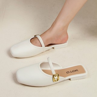 NC Half Shoes For Women Flat Doll Shoes Demure Style Light Weight Mary Loafers Korean-style Mary Jane Elegant and Versatile #WT456