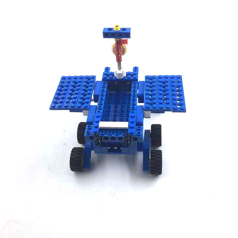 อาคารบล็อกการศึกษาวิทยาศาสตร์ 9686 ปริศนาอาคารบล็อก Lunar rover space สํารวจอาคารบล็อกของเล่นเด็ก