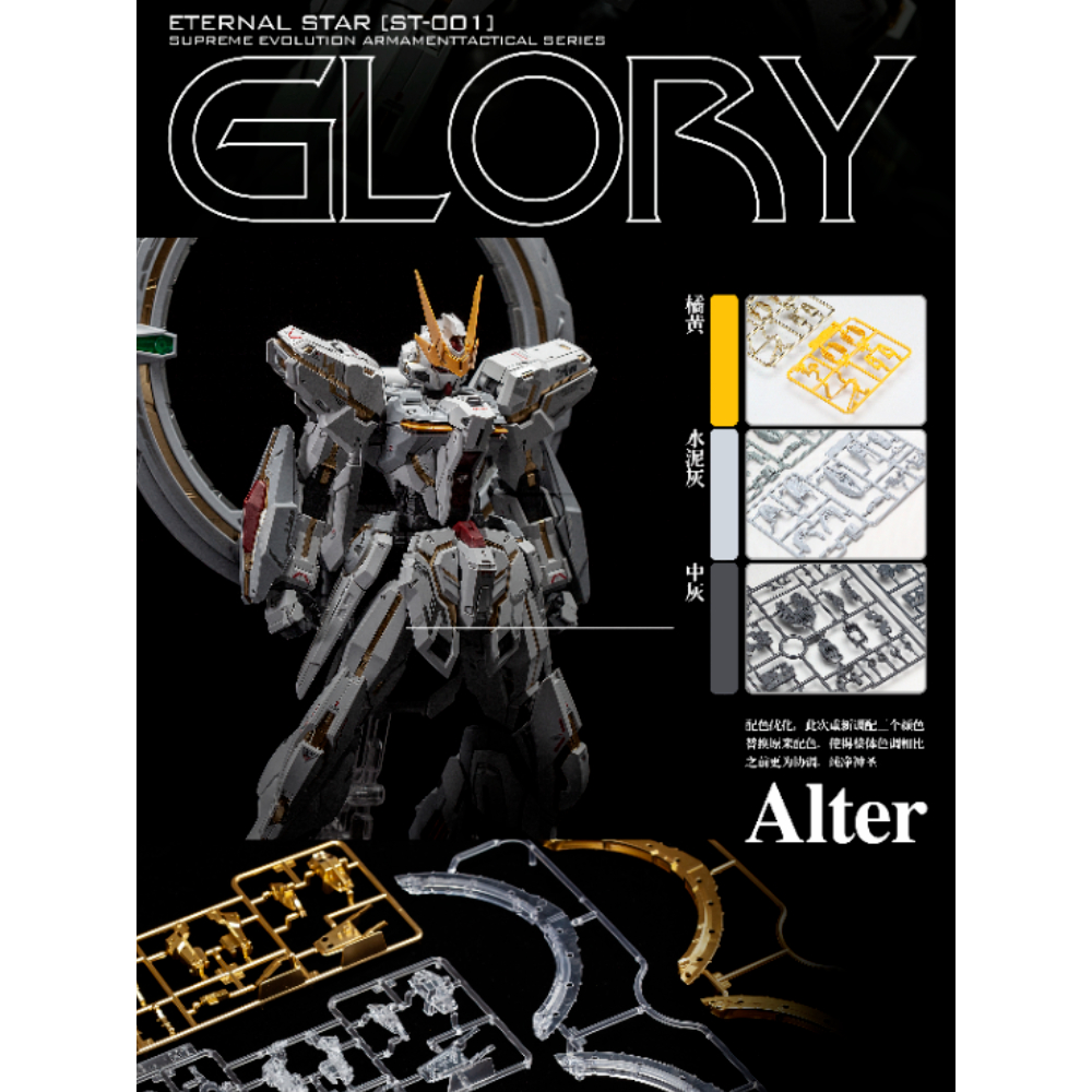 Super Model Force 1/100 ETERNAL STAR GLORY GUNDAM STARGAZER Lot