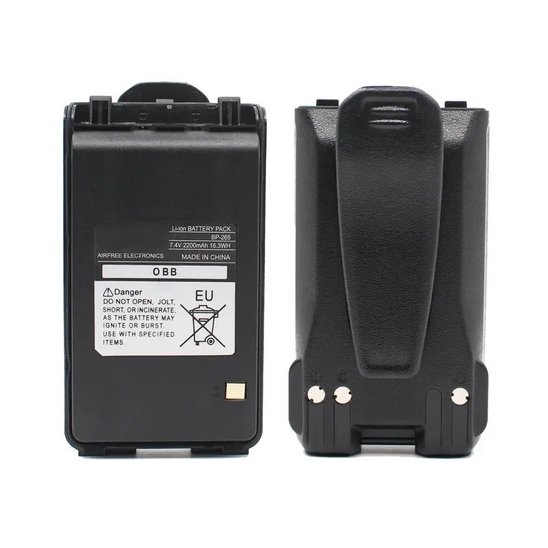 ใหม่ BP-265 7.4V 2200mAh แบตเตอรี่ Li-ion BP265 สําหรับ ICOM IC-V80 V80E T70A T70E F4002 F3003 F3008
