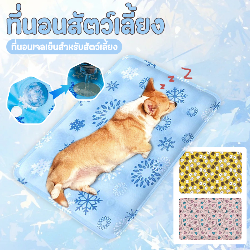 🏠PetLovers🧊ที่นอนสัตว์เลี้ยง แผ่นเย็นแมว เสื่อนอนสัตว์เลี้ยง เหมาะกับฤดูร้อน ที่นอนเย็นอเนกประสงค์สําหรับแมวและสุนัขในฤดูร เหมาะกับฤดูร้อน